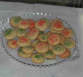 plate of cookies